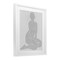 Stupell Industries Veiled Nude Contour Framed Print Under Glass, design by Melissa Wang